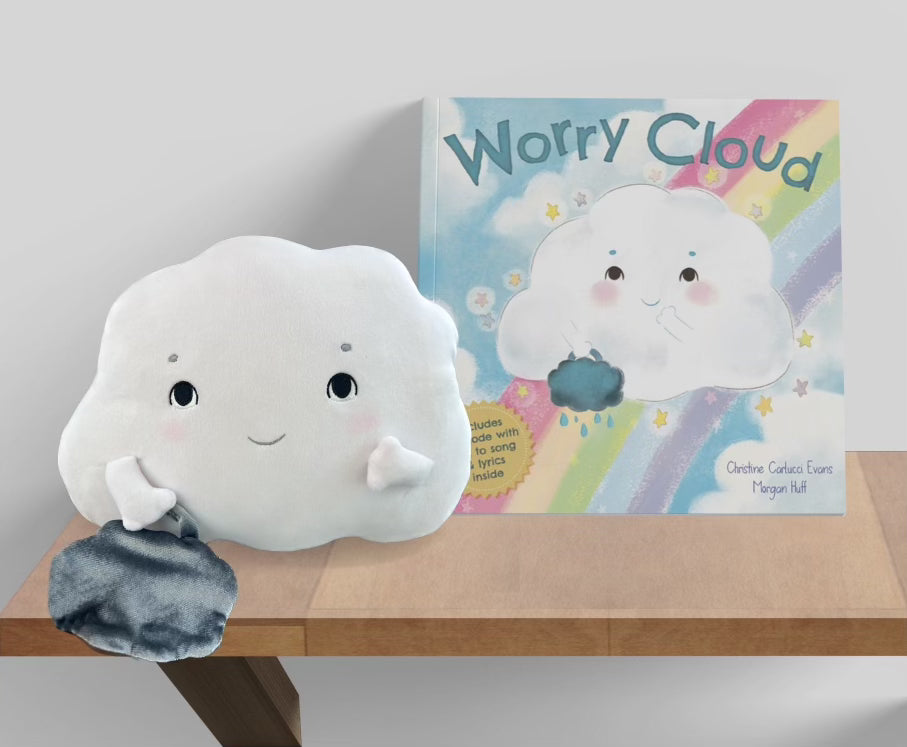 Worry Cloud Book and Plush Toy Bundle